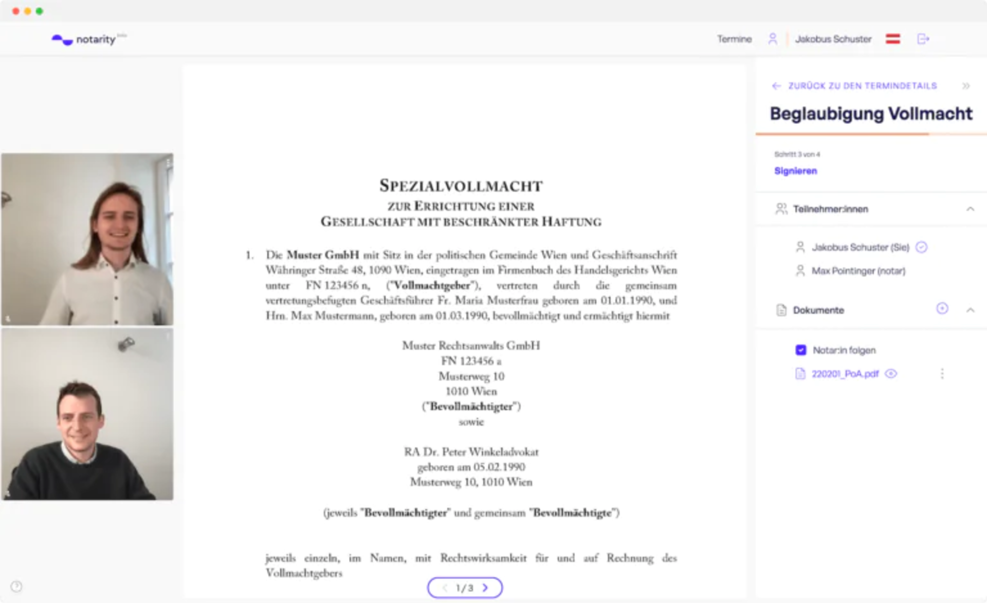 Beglaubigung