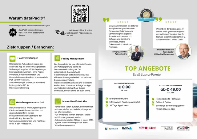 Digitale Hausverwaltung – jederzeit und überall.